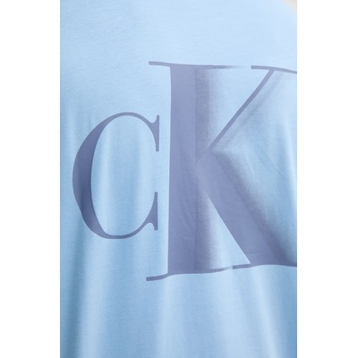 Calvin Klein Jeans Памучна тениска Calvin Klein Jeans в синьо с принт J30J327475 (J30J327475)