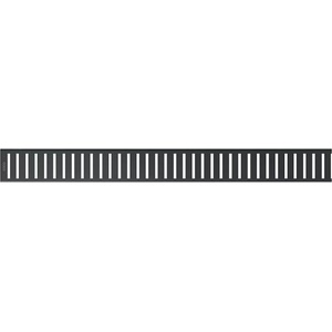 Alcadrain Капак за сифон за душ Alca Pure Black 105 см, матово черен (PURE-1050BLACK)