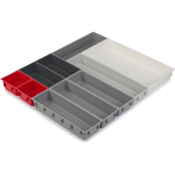 Органайзер за прибори DUO BLOX 851676, комплект от 10 бр. , вариативен, сив, пластмаса, Joseph Joseph (JS851676)