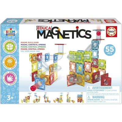 Educa Magnetics STEM magnetická guľôčková dráha 55 dielikov