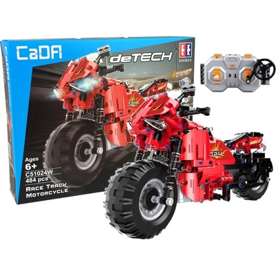 mamido CADA Brick Set Diaľkovo ovládaný motocykel 2.4G 484 ks