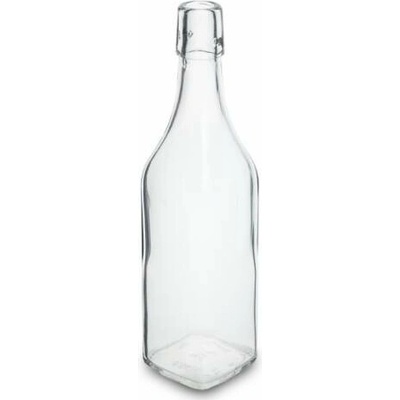 Skleněná lahev 500 ml hranatá s pákovým uzávěrem