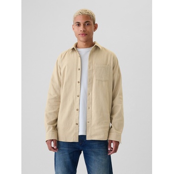 GAP Фланелена горна риза GAP GAP | Bezhov | МЪЖЕ | XS