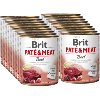 Brit Paté & Meat Hovädzie 18 x 800 g