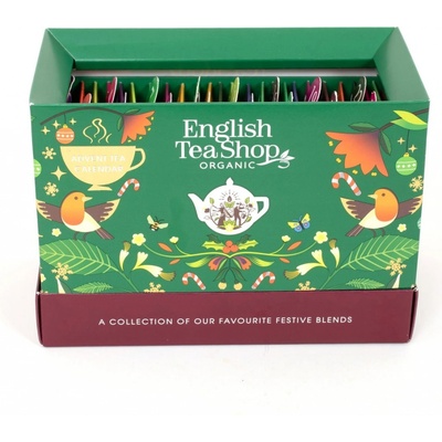 Organic Tea Advent Calendar - Christmas Countdown, Green - 25 čajových sáčků – Zboží Dáma