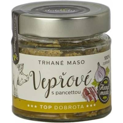 Dobroty z přírody Trhané vepřové maso s pancettou 140 g