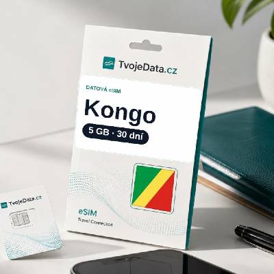 eSIM Kongo 5 GB / 29 dní