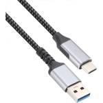 VCOM Кабел Vcom, от USB3.2 A(м) към USB3.2 C(м), 1m, черен, 10Gbps (CU401M 1m)