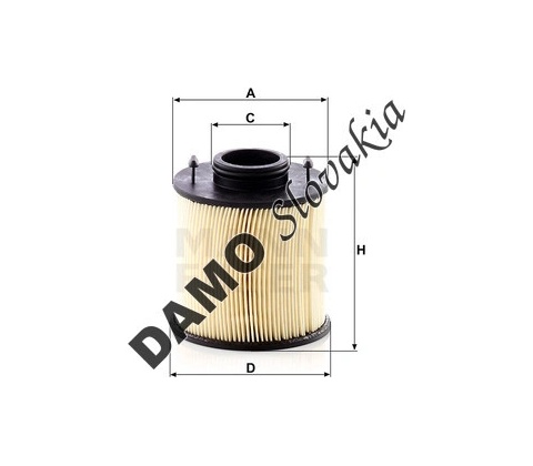 MANN FILTER Filter močoviny MANN FILTER U 620/4 y KIT