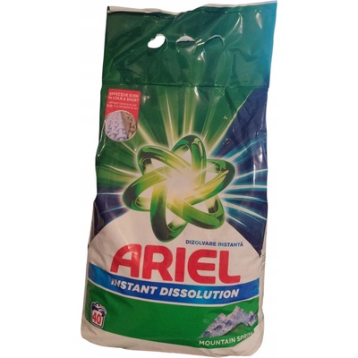 Ariel Mountain Spring prášek na praní 2,47 kg 45 PD