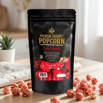 SnackAir Gourmet popcorn Jahoda 100 g