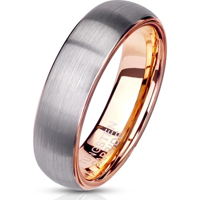 Steel Edge Luxusné snubné prstene z volfrámu SERTU11R