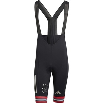 Image 1 of adidas Ajax Amsterdam Cycling Bib Mens - Blk/Red/Wht
