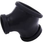 Toylie Latex Sleeve with Penis and Testicle Ring Gil Black