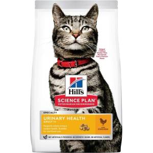  Котешка храна за поддържа не на уринарния тракт Hill's Science Plan Feline Adult Urinary Health, с пилешко - 7кг