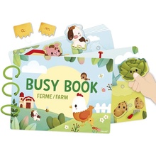 Janod Farma Busy Book interaktivní kniha s aktivitami