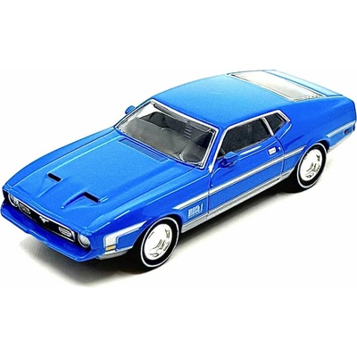 MINI GT Ford Mustang Mach 1 Grabber Blue blistr 1:64
