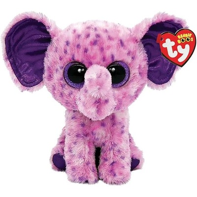TY Toys Плюшена играчка TY Toys - Слонче Eva, 15 cm (TY36386)