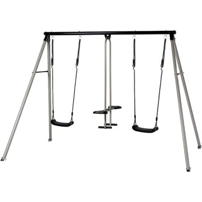 CanCan zahradní houpačka kovová Classic stříbrná