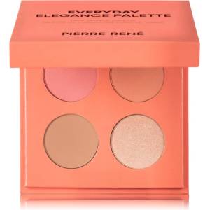 Pierre René PROFESSIONAL Everyday Elegance Palette палитра сенки за очи цвят Coral