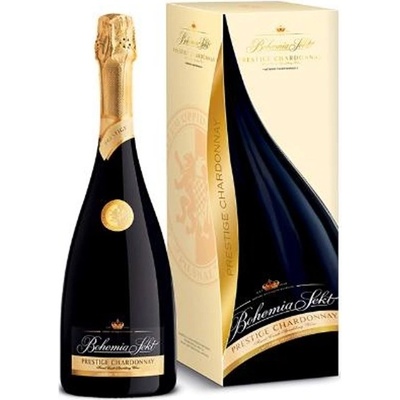 Bohemia Sekt Prestige Chardonnay brut šumivé suché 12% 0,75 l (holá láhev)
