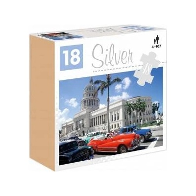 McQ by Alexander McQueen Alexander Silver Puzzle Cars 48 pieces