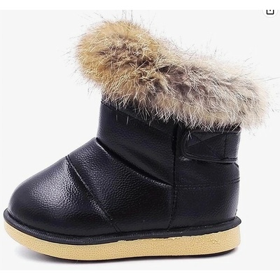 Kožené snehule čierne