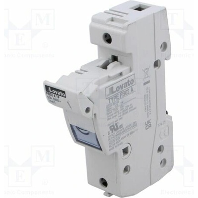 LOVATO ELECTRIC FB02A1P Pojistkový spodek; 14x51mm; na přípojnici DIN; 50A; 690VAC