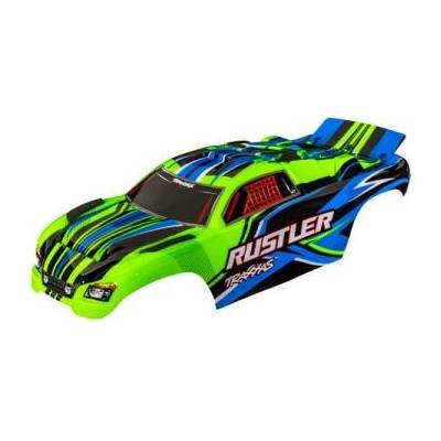Traxxas каросерия Rustler безщипкова зелена