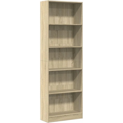 vidaXL Knihovna dub sonoma 60 x 24 x 176 cm kompozitní dřevo