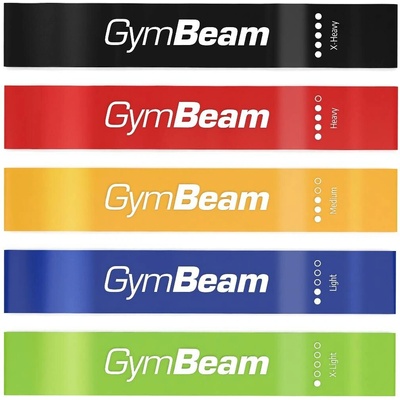 GymBeam Set posilovacích gum Resistance 5 – Zboží Mobilmania
