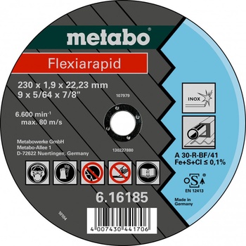 Metabo Flexiarapid 150 x 1,6 x 22,23 mm 616183000