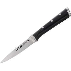Tefal - Нож за изрязване ICE FORCE 9 см, неръждаема стомана, хром/черен (GS0155)