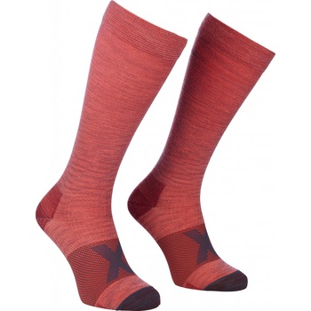 Ortovox dámske ponožky Tour Compression Long Socks W Blush
