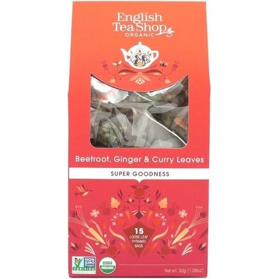 English Tea Shop Čaj Červená řepa zázvor a kari 15 pyramidek