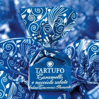 Gustone Čoko-karamelový lanýž s Piemot oříškem Caramello & Nocciole Salate Antica Torroneria Piemontese 100 g
