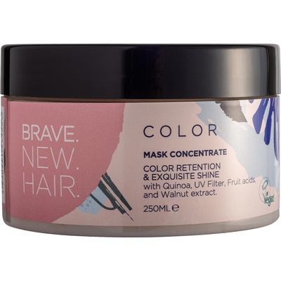 BRAVE.NEW.HAIR. BRAVE. NEW. HAIR. Color Retention & Incredible Shine Mask Concentrate Маска за коса унисекс 250ml