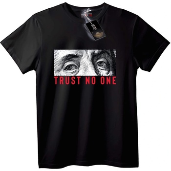 NOONEBRAND Тениска Не Вярвай Никому - 2XL, White
