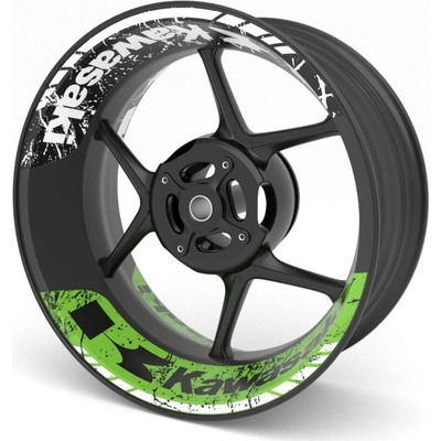 SEFIS dvojdielne polepy na kolesá KAWASAKI