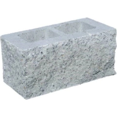 Tvarovka plotová PRESBETON Face Block HX 2/19 6B přírodní – 395 x 200 x 190 mm