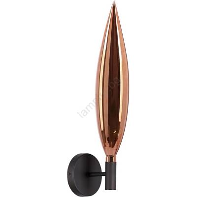 Candellux Sтенна лампа NORDIC 1xG9/5W/230V черна/медна (CA1200)