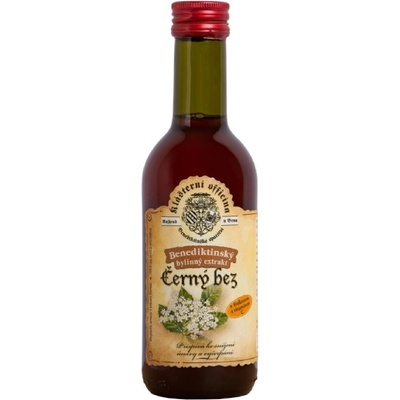 Kláštorná officína Bylinkový sirup čierna baza 250 ml