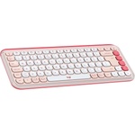Logitech Pop Icon Keys Rose US (920-013073) Клавиатури