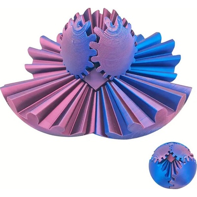 Kids World 3D Gear Ball modrofialový
