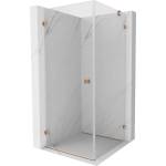Mexen Lunar-B кабина душова лява 90 x 90 см, прозрачна, четкана мед - 832-090-090-65-00-L (832-090-090-65-00-L)