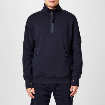 C.P. Company Блуза CP COMPANY Lens Arm Quarter Zip Sweatshirt - Total Eclip 888