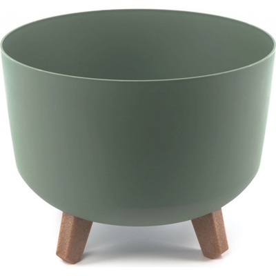 PROSPERPLAST Kvetináč GRACIA STANDARD 28,5 cm zemito zelený