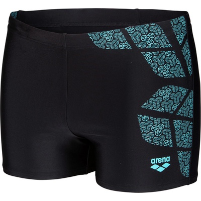 arena kikko swim short black / water 140cm