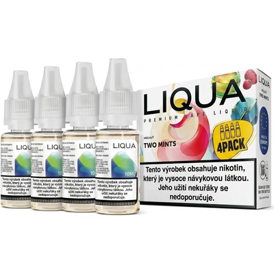 Ritchy Liqua 4Pack Two Mints 4 x 10 ml 6 mg