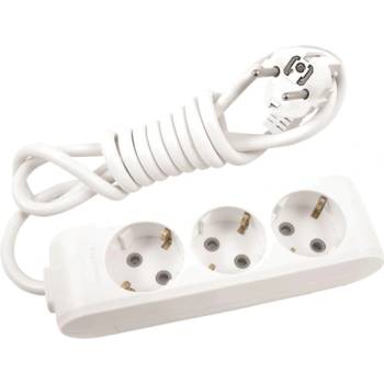 Image 1 of Panasonic РАЗКЛОНИТЕЛ 3 ГНЕЗДА ПАНАСОНИК wltb04312wh КАБЕЛ 1.5м БЯЛ (wltb04312wh)